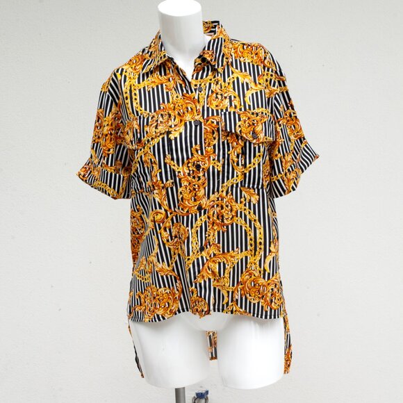 Walter Bakershort sleeve button front shirt with collar Size S - Picture 4 of 12